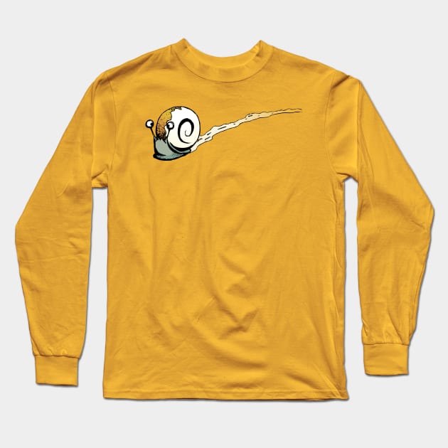 Cinnamon Roll Snail Long Sleeve T-Shirt by friskblomster